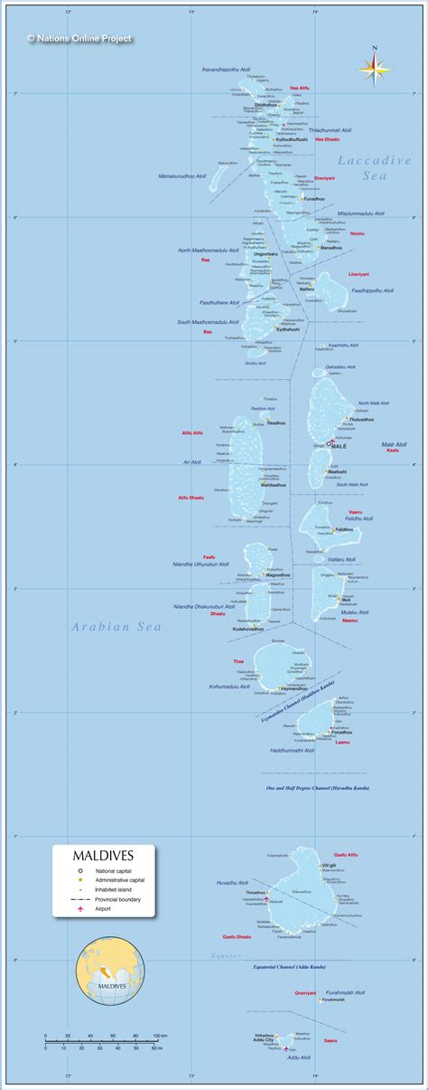Map of Maldives - Thong Thai Real