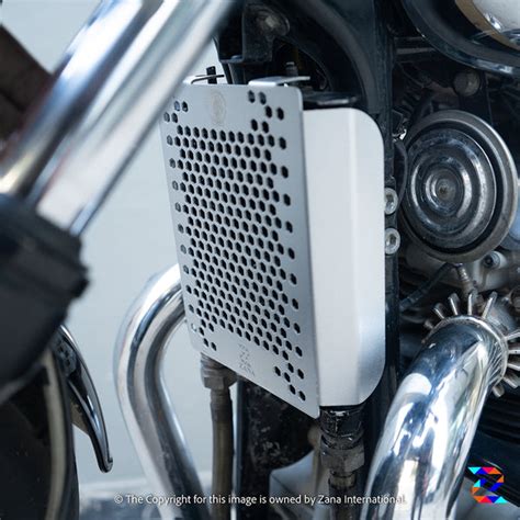 ZANA HONEYCOMB TYPE-1 RADIATOR GRILL SILVER GT & INTERCEPTOR 650 (ZI-8 ...