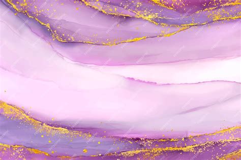 Abstract Purple And Gold Backgrounds