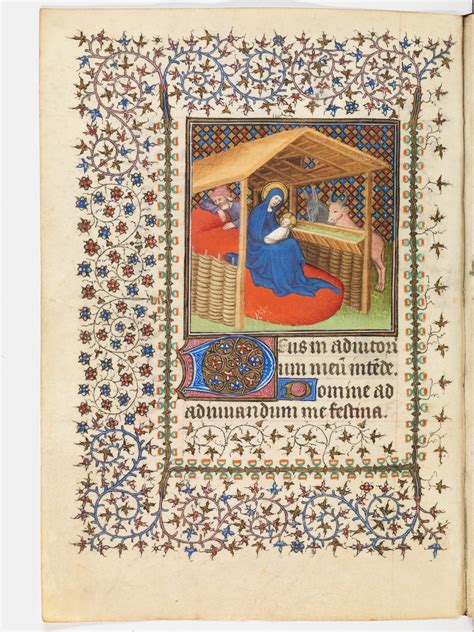 Épinglé sur Christmas scenes in illuminated manuscript pages