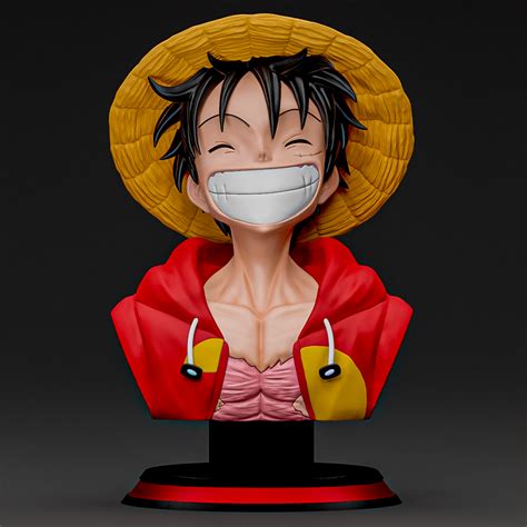 👤 Luffy bust fan-Art・ 3D File for ・Cults