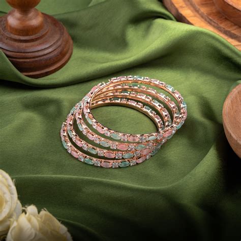 Celestia Carat Pastel Dream Bangles Set (SKU : BG-5128-60) – celestiacarat