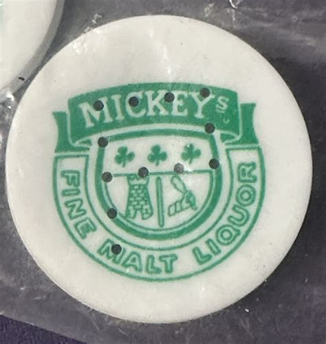 Mickeys Beer Bottle Salt And Pepper Caps | eBay