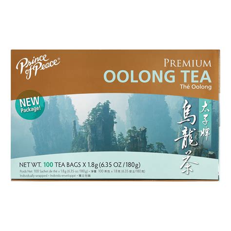 Prince of Peace, 100% Natural Oolong Tea Bags, 100 Ct from Anxi ...