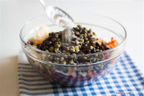 Ensalada de remolacha y alcaparras rica y fresquita - Recetas de Esbieta