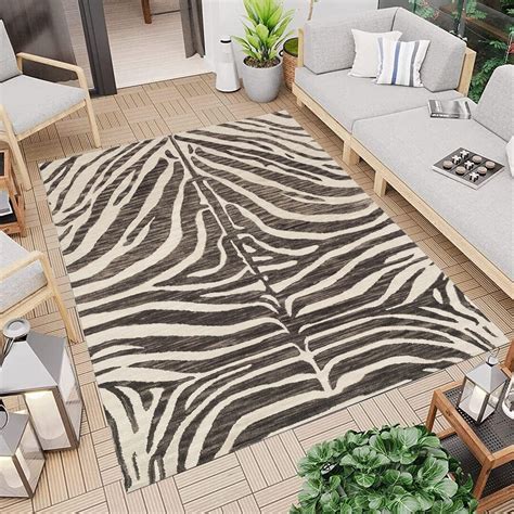 Zebra Area Rug Rectangular Zebra Rug Animal Print Rug - Etsy