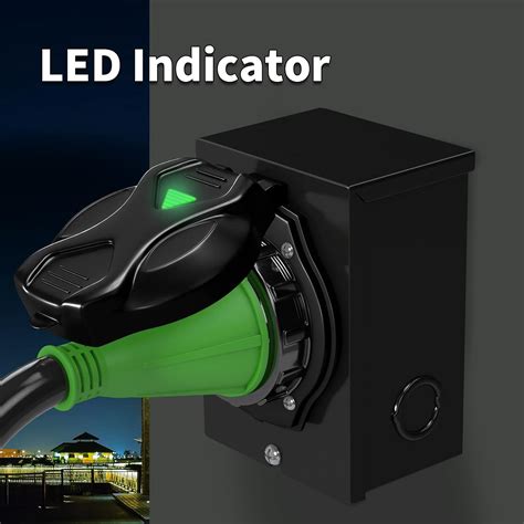 Buy RVMATE 50 Amp Generator Inlet Box, NEMA SS2-50P 125/250 Volt 12500W ...