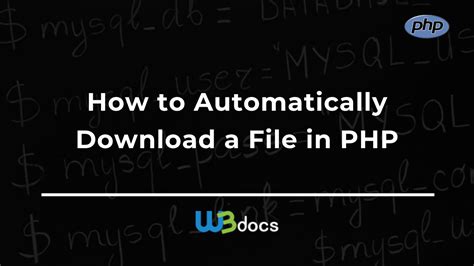 Image result for PHP Tutorial On How to Download