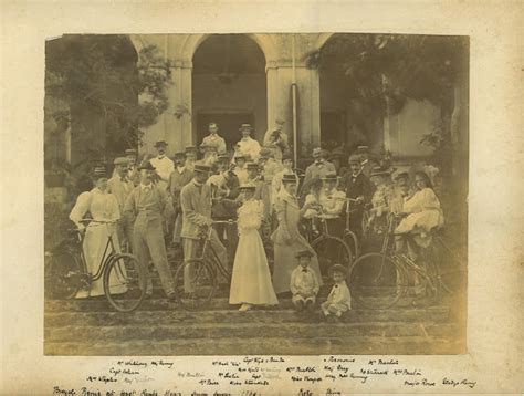 Bicycle Picnic in India - c1900 - Old Indian Photos