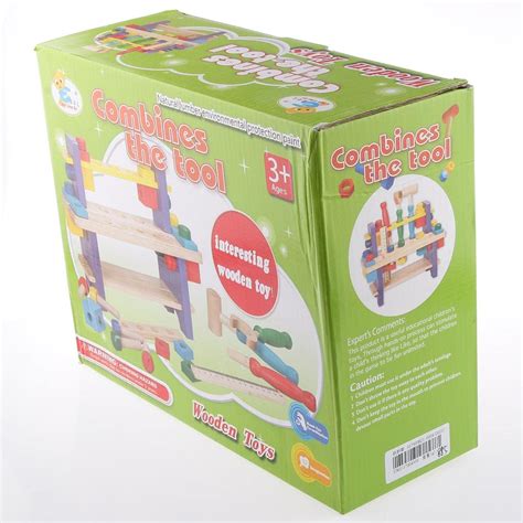 Trendy Retail® Baby Kids Puzzle Combine Tools Nuts Sets Wooden ...