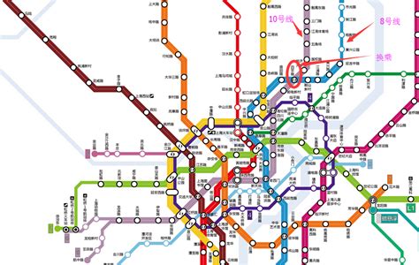上海地铁10号线怎么换乘8号线_百度知道
