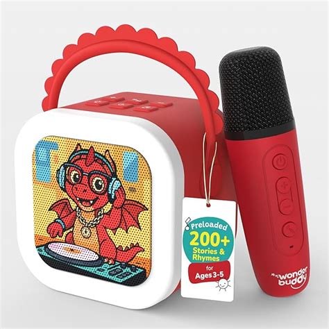 Buy WonderBuddy StoryBox Mini, 200+ Stories & Rhymes Preloaded, Karaoke ...