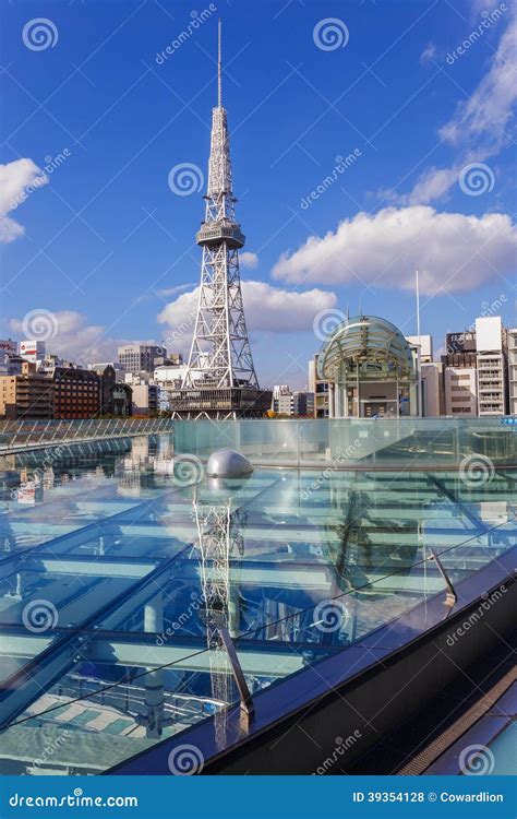 Nagoya Television Tower in Sakae District Stock Photo - Image of modern ...