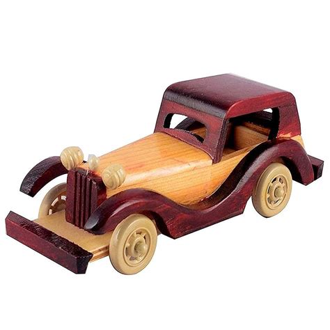 Antlantic Wood Store Wooden Car Showpiece for Kids Toy, Home Decoration ...