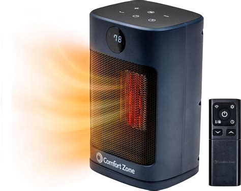 Amazon.com: Comfort Zone Oscillating Desktop Heater with Remote Control ...