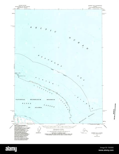 Map of alaska barrow hi-res stock photography and images - Alamy