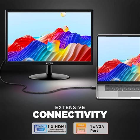 Intex 19 inch HD LED Backlit IPS Monitor IT-1902