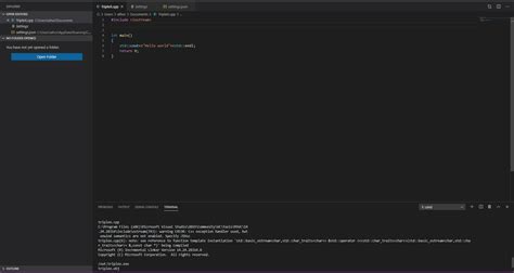 Image result for No Such File or Directory Error in Visual Studio Code