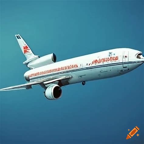 McDonnell Douglas DC-10 aircraft on Craiyon