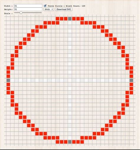 Minecraft Circle Template - UNIQUE TEMPLATES