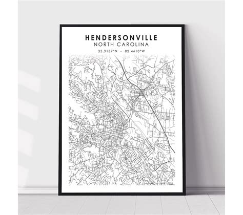 Hendersonville Map
