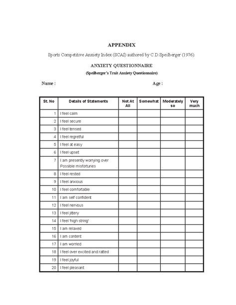 14 Questionnaire - for college going student. - APPENDIX Sports ...