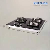 Kutchina bykUTCHINA HB 3B ECO BRS 60 Brass burner Automatic Hob with ...