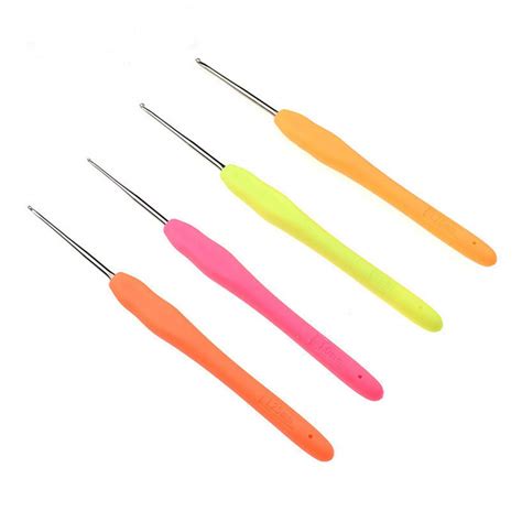 Katech 4 Pieces of Crochet Hooks Different Sizes (1.0-1.75 mm ...