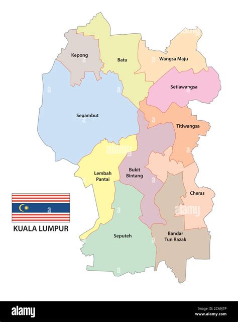 Kuala lumpur map hi-res stock photography and images - Alamy