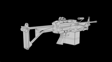 Machine Gun Model - TurboSquid 2091348