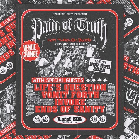 Pain of Truth, Lifes Question, Vomit Forth, Invoke & Ends of Sanity ...