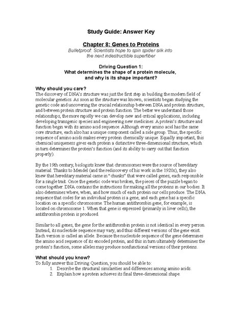 Mastering Biology Answer Key Chapter 1
