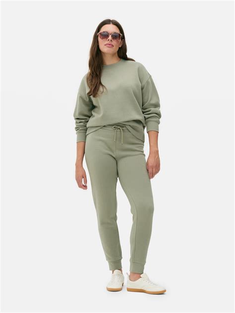 Women's Olive High Waist Skinny Sweatpants | Primark