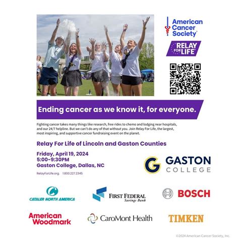 Relay For Life of Lincoln and Gaston Counties, Gaston College, Dallas ...