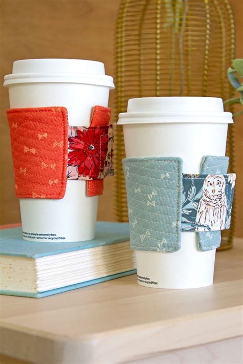 How to make a reusable coffee cup sleeve simple diy – Artofit