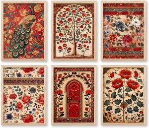 Traditional Indian Art Pichwai Wall Décor Paintings | Rajasthani Framed ...