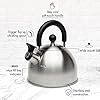 Primula Stewart Whistling Stovetop Tea Kettle Food Grade Stainless ...