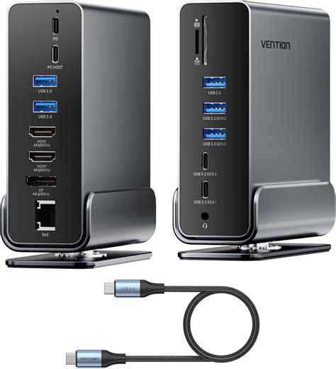 vention 15-in-1 usb-c docking station for dual India | Ubuy