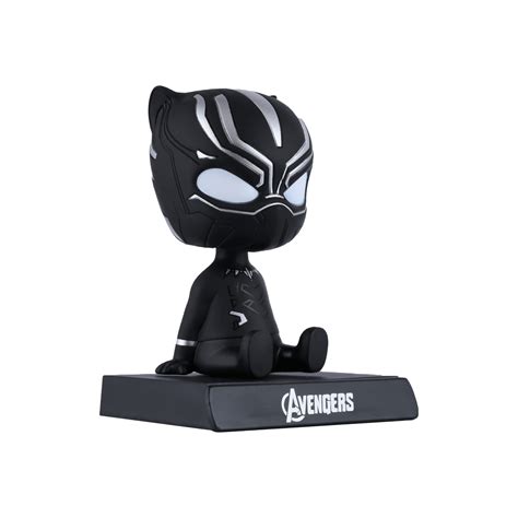 Black Panther Bobble Head for Car Dashboard | Mobile Holder – Ruvido Caso