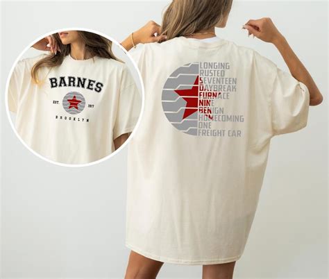 Bucky Barnes 1917 Winter Soldier Trigger Words Shirt, Marvel Shirts ...