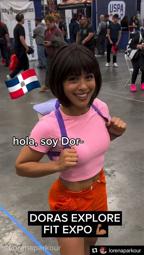 Dora the Explorer at the Fitness Expo : r/justgalsbeingchicks