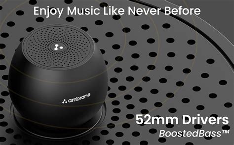 Ambrane 5W Wireless Bluetooth Mini Speaker with 44Hrs Playtime ...
