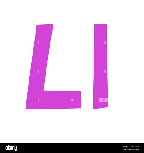Doodle playful letter L uppercase, lowercase abc colorful cartoon funny ...