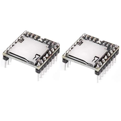 HiLetgo 2pcs mp3 Player Mini MP3 Player Audio Voice Module TF Card U ...