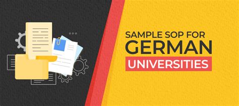 Sample SOP for German Universities