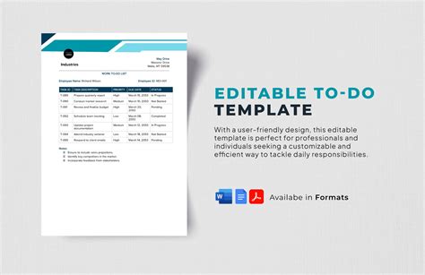 Editable To-Do List Templates in Google Docs to Download