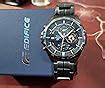 Casio EDifice EFR-556DC-1AVUDF Black Analog Dial Black Stainless Steel ...