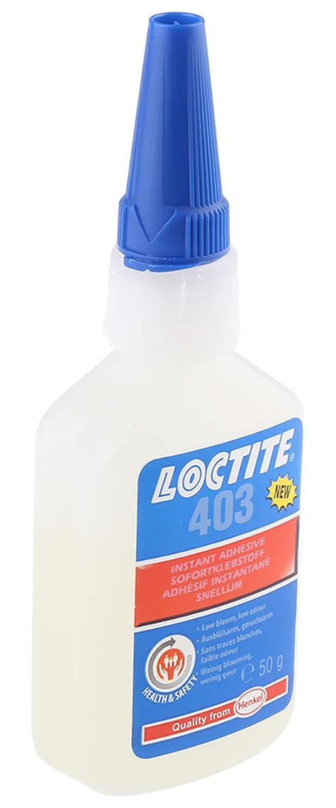 88227 Loctite | Loctite 403 Super Glue 50 g, Transparent | 815-7356 | RS