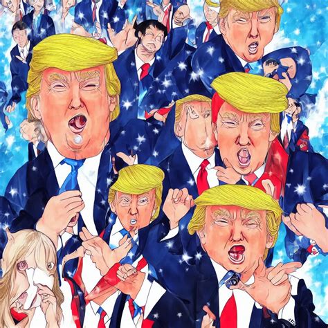 donald trump anime portrait | Stable Diffusion | OpenArt