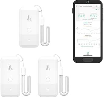 YoLink Smart Wireless Thermometer Hygrometer, 3-Pack, Wide Temp Range ...